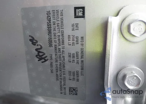 2017 Buick Lacrosse Essence from USA, damaged, VIN 1G4ZP5SS0HU160586